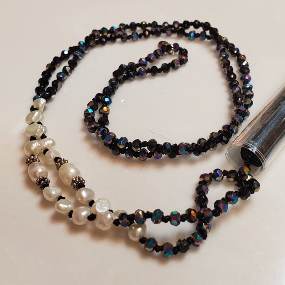 🆕 Long Beaded Tassel Necklace - Picture 5 of 8